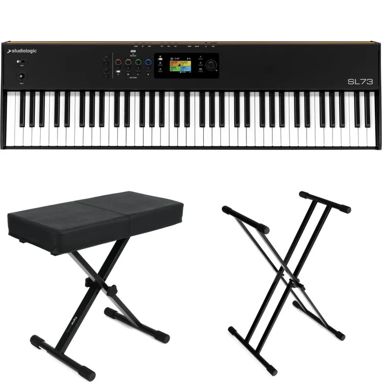 Studiologic SL73 MK2 73-key MIDI Keyboard Controller Essentials Bundle
