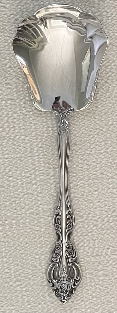 Oneida MICHELANGELO Stainless Solid Shell Casserole Spoon 8 3/4" Glossy
