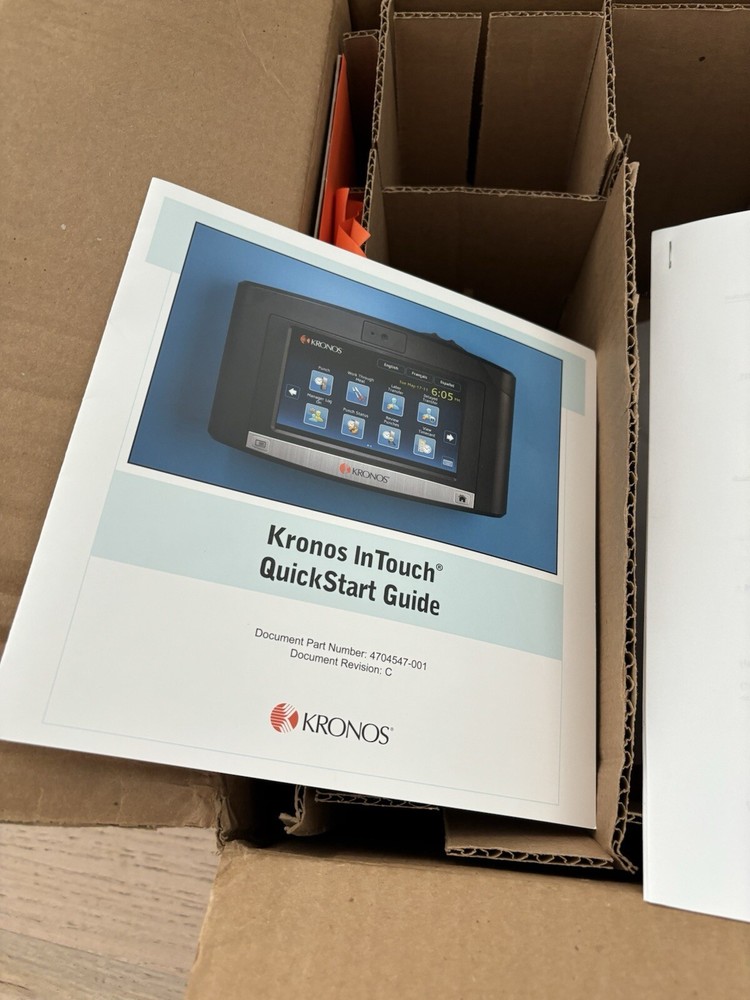 NEW Kronos Intouch 9000 Time Clock 8609000-013 Open Box