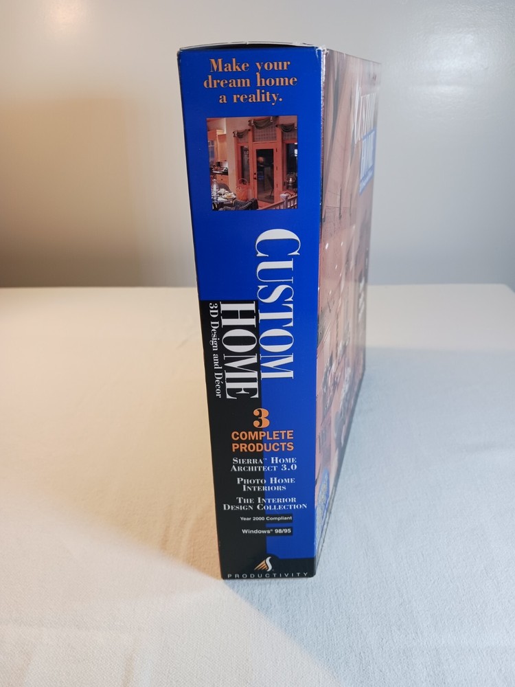 Sierra 3D Custom Home Design 3 in 1 Architect Customization PC Software Sealed