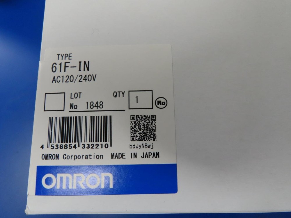 Omron 61F-IN AC120/240 Level Controllers LEVEL CONTROL