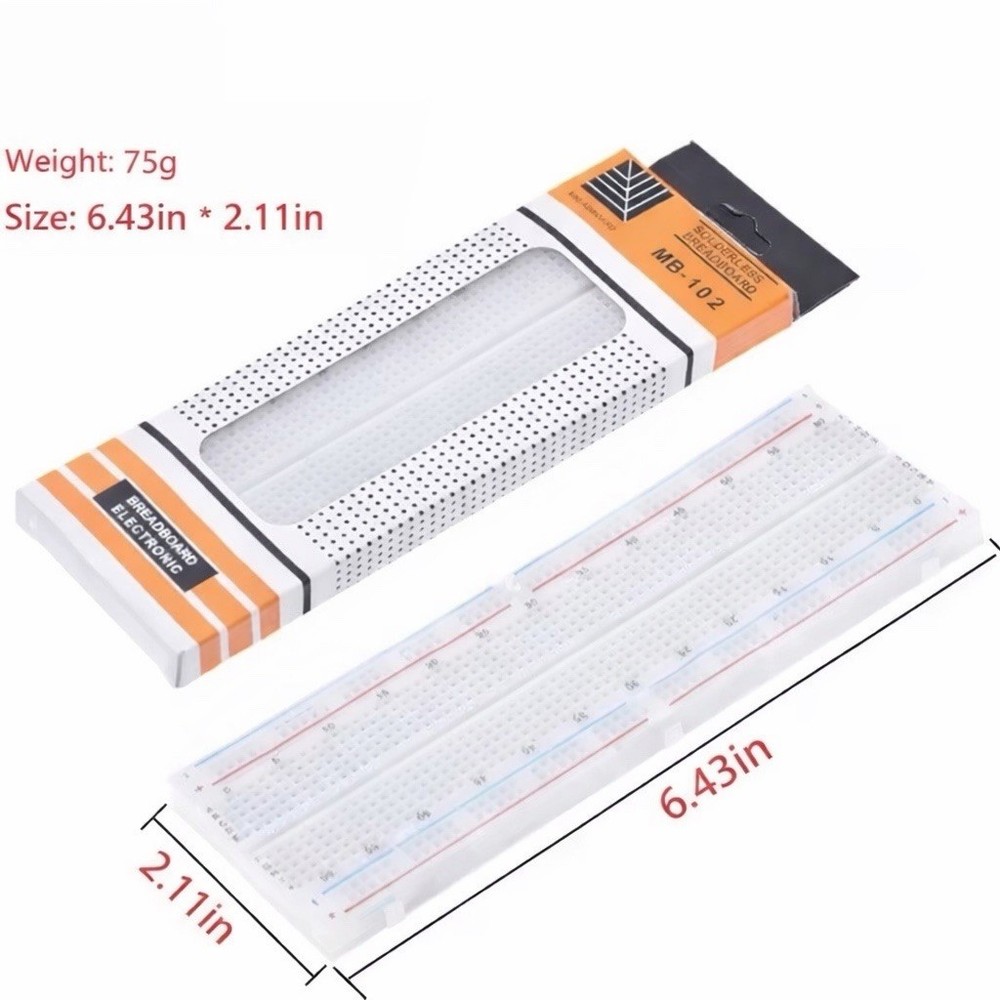 3X MB-102 830 Point Solderless Breadboards- Prototype PCB Protoboards USA