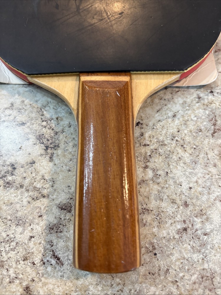 Vintage Ping Pong Paddle And Balls