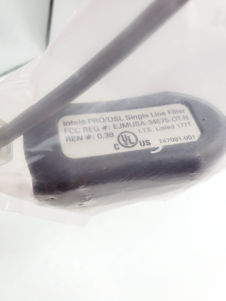 Intel 747091-001 Used Intel Pro/DSL Single Line Filter