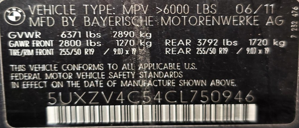 Used A/C Selector Switch fits: 2012 Bmw X5 front automatic temperature control w