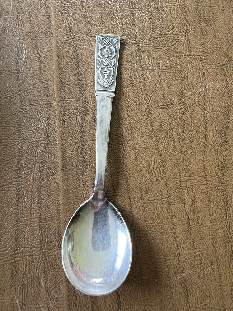 Soviet Silver Vintage Spoon 5.5”