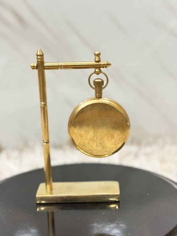 nautical Brass Hanging Table Clock Nautical World Map Anchor Dial décor gift