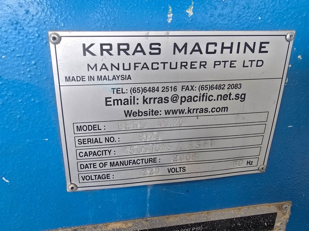 Kraas 2006 CNC Press Brake
