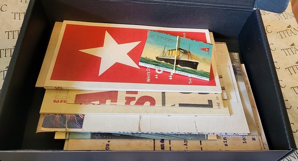 White Star Line Titanic Document Box Collection