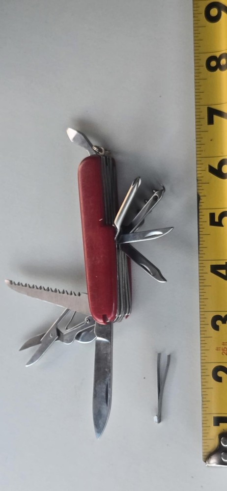 Unbranded Stainless Steel 10 Function Multi Camping Tool Vintage