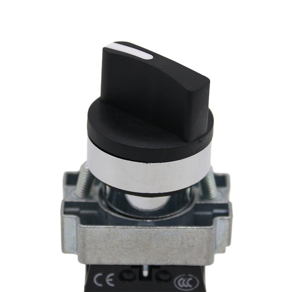 LA155P BD21 22mm Panel Mount Rotary Switch IP67 Rated 2 Position NO Type