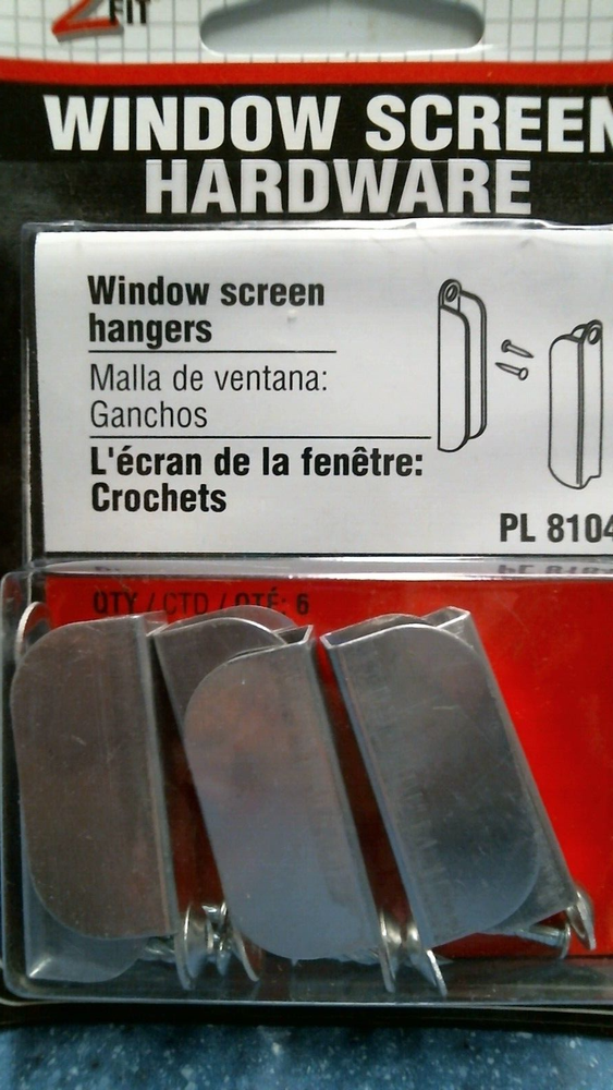 Prime-Line Window Screen Hangers (PL 8104) FS