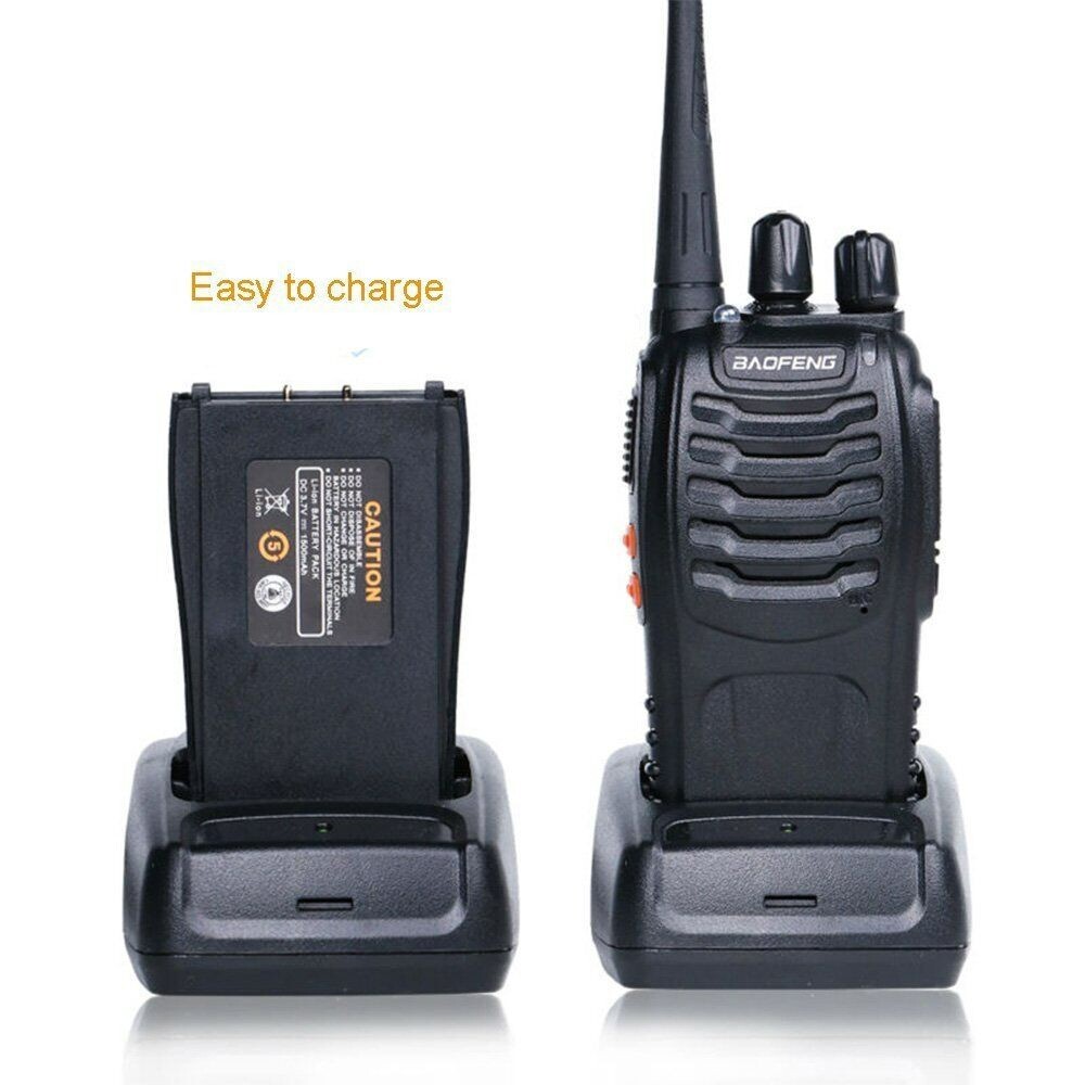 Baofeng Pofung BF-888s UHF 400-470MHz ABS Two-way Ham Radio Walkie Talkies 1pc