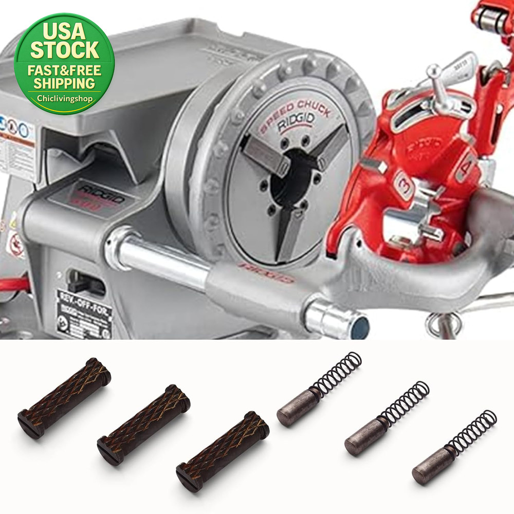 RIDGID 300 535 Pipe Threading Machine 44715 Front Jaw Insert Set 2 Pack