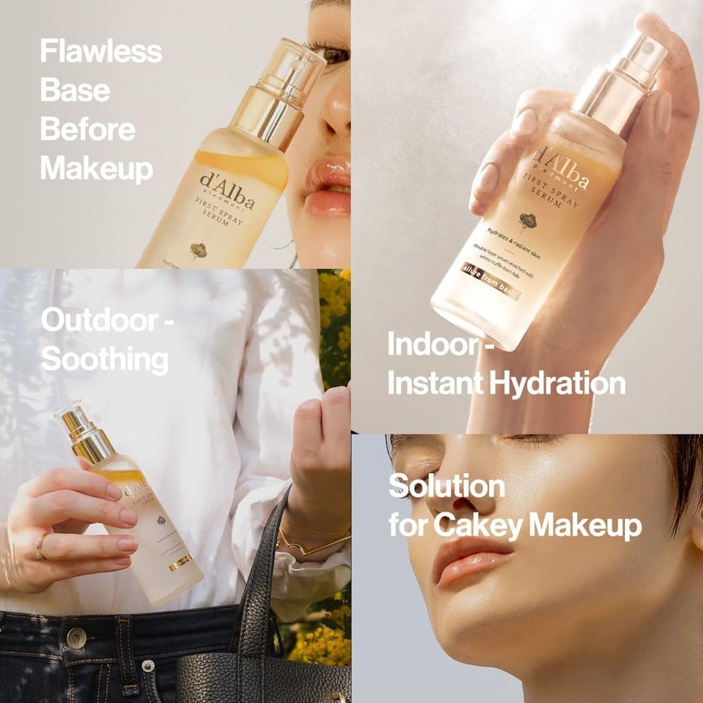 d'Alba White Truffle First Spray & Double Layer Revitalizing Serum Bundle