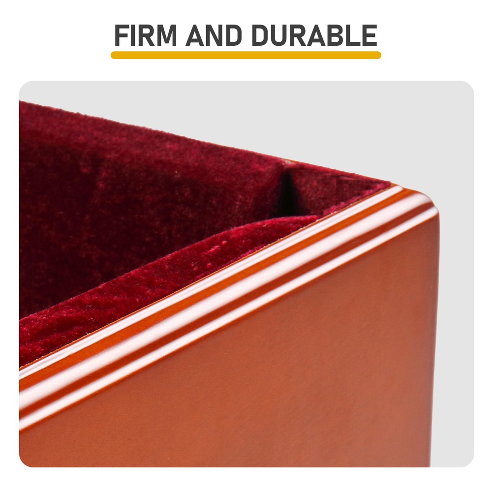 4/4 Natural reddish-brown cello base with foam protective layer