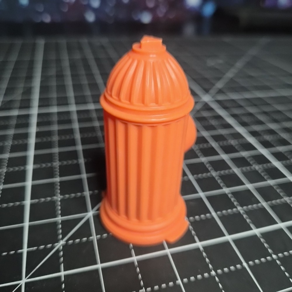 Vintage 1978 Fleer FIRE PLUG Candy Container 3” Puppies Hydrant ORANGE