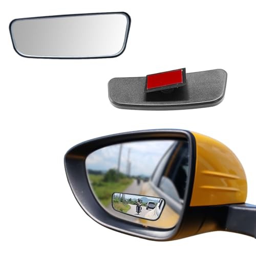 2PCS Rectangle Blind Spot Mirror for Car, Adjustable Wide Angle 059/Framed