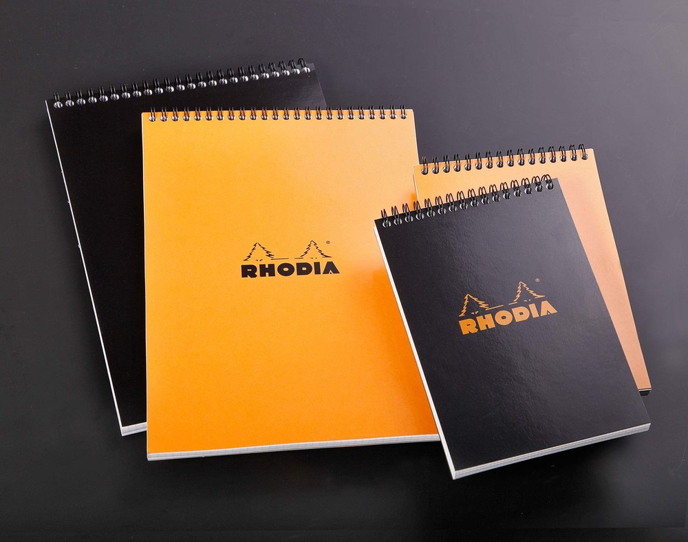 Rhodia Wirebound Notepad A5 Dot - Black