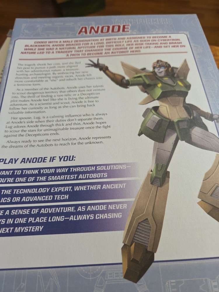 Transformers Roleplaying Game: Beginner Box Roll Out 2024 Hasbro. Open Box Only.