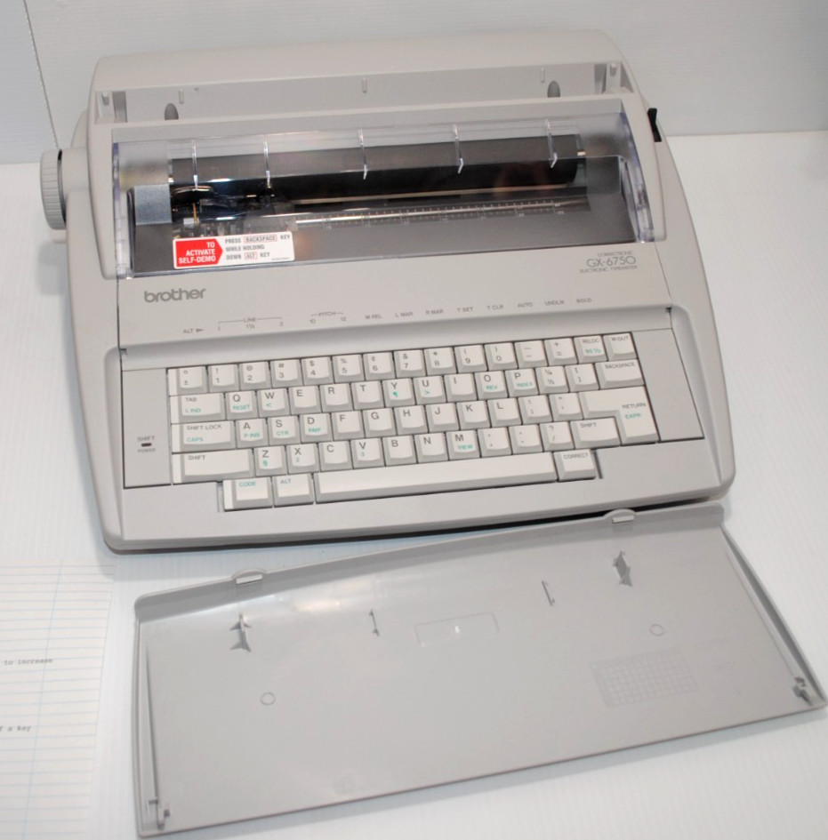 brother typewriter 6x-6750