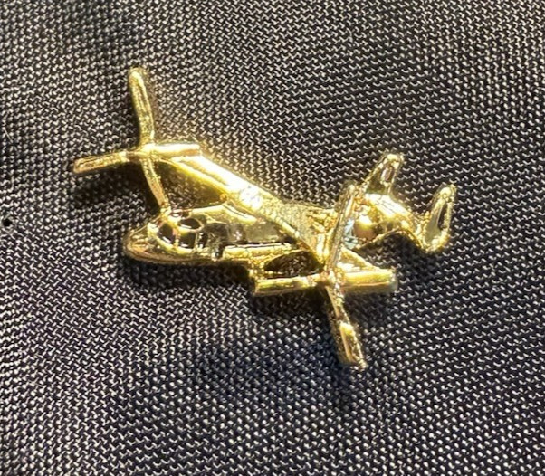Bell/Boeing V-22 OSPREY GOLD LAPEL PIN
