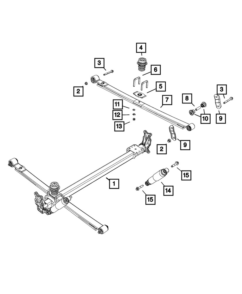Genuine Mopar Spring Bushing Upper 68236665AA