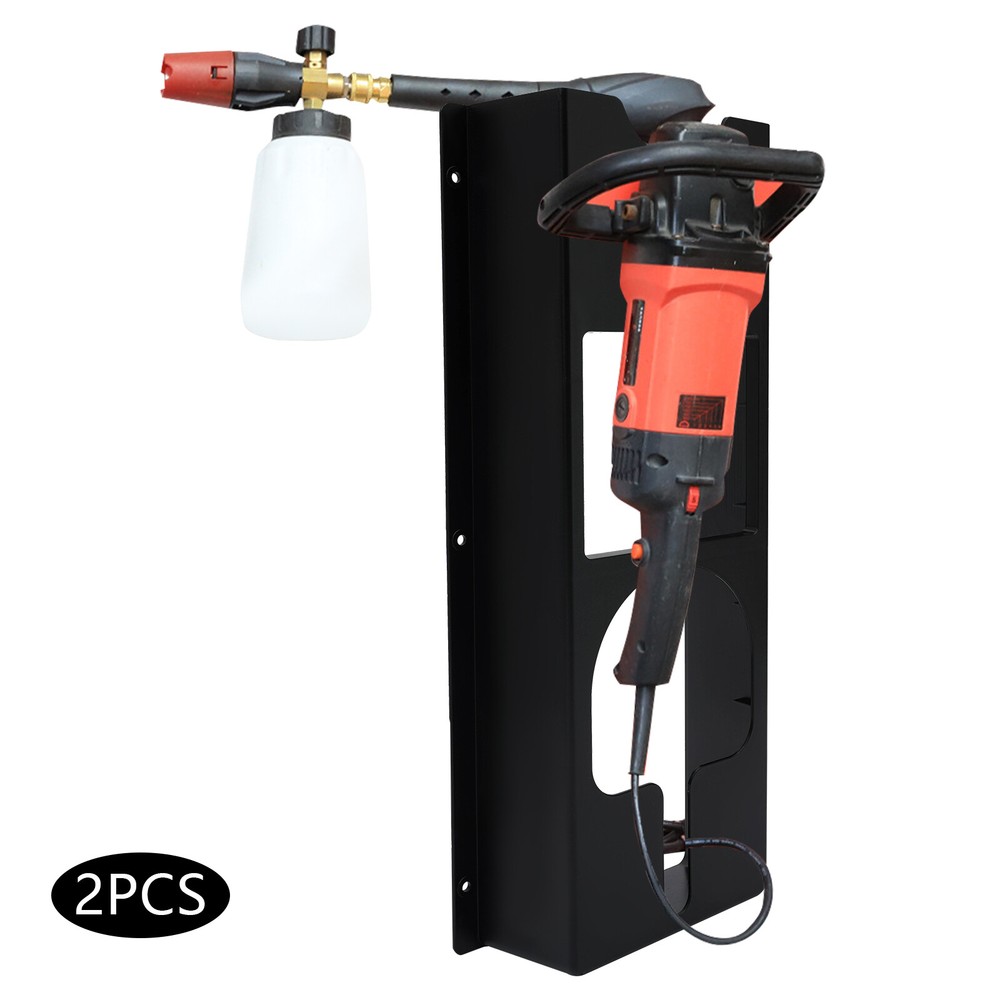 Polisher Holder, Wall-mounted Polisher Holder, 2 PCS Polisher Racks Rectangular