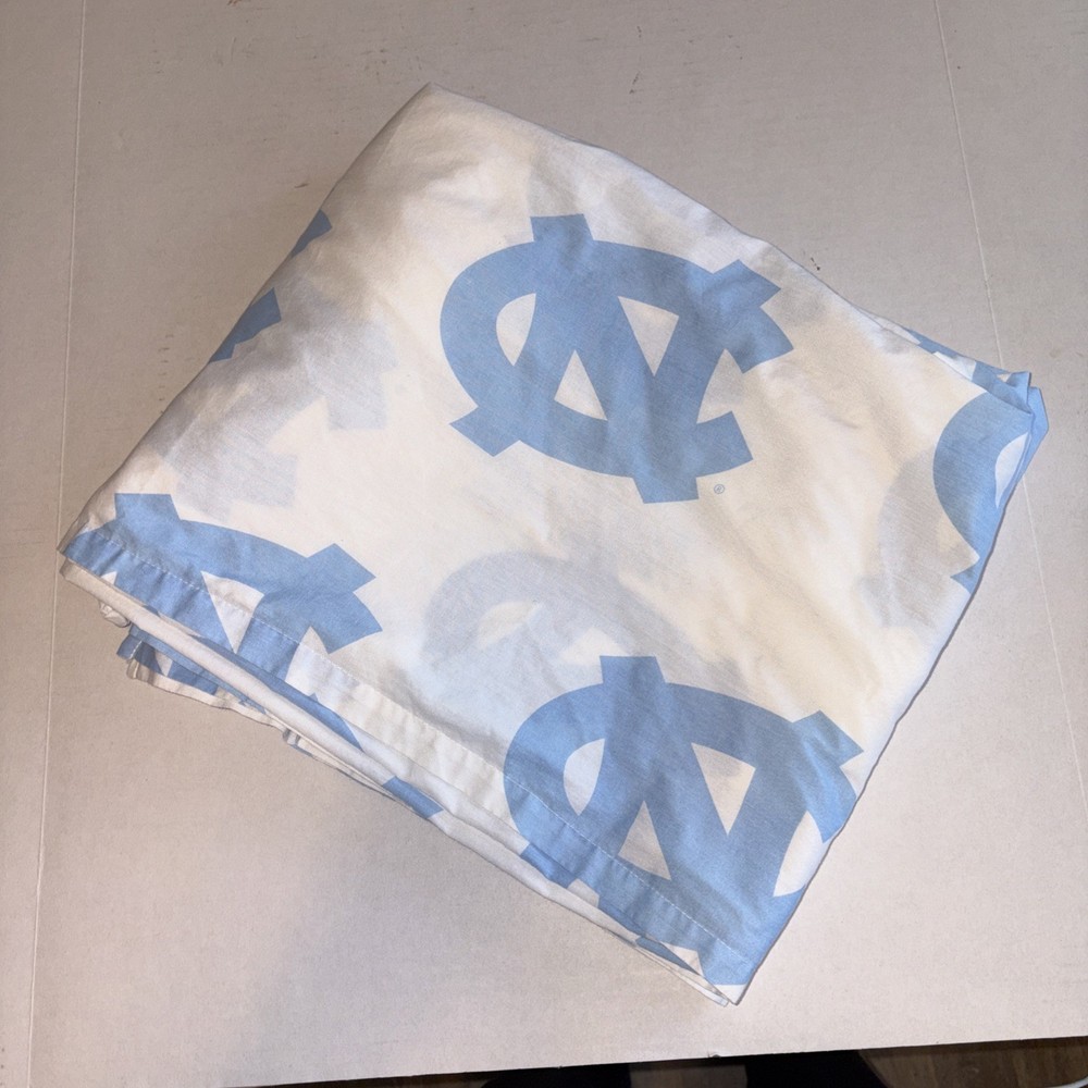 UNC Tar Heels 3 Piece Twin Set Pillowcase, Flat Sheet, Fitted Sheet Licensed