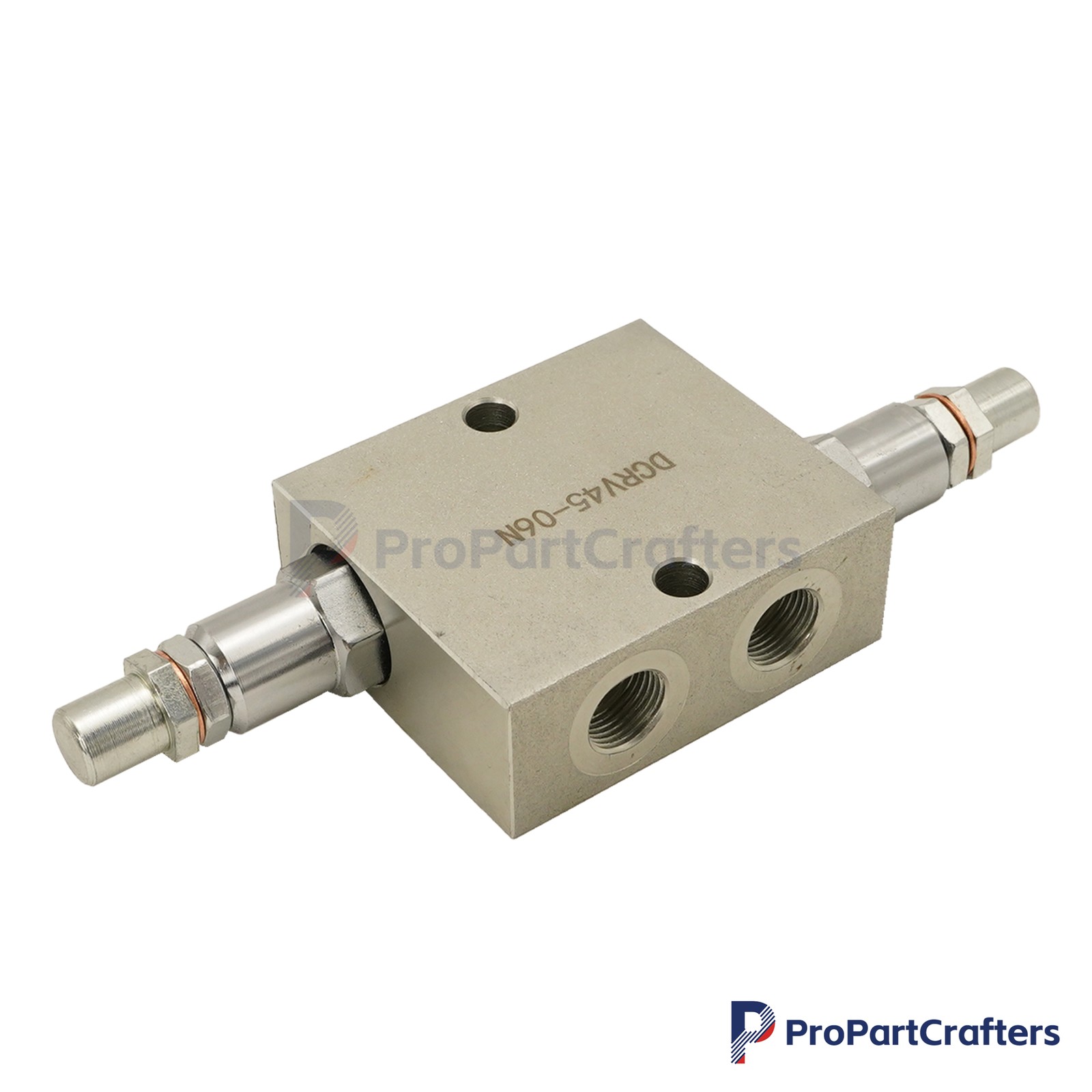 NEW Dual Crossover Hydraulic Relief Cushion Valve 12 GPM Max Flow 3/8” NPT Ports