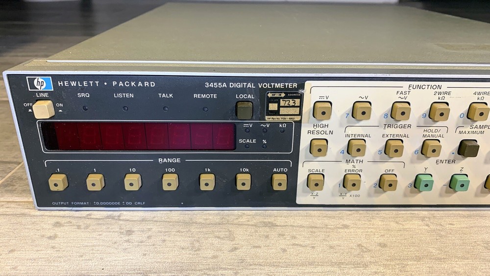 Agilent Keysight Hewlett Packard HP 3455A Digital Voltmeter