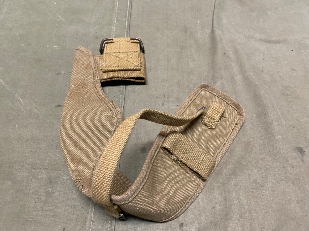 ORIGINAL WWI WWII US ARMY M1917 PICK AXE CARRIER COVER-DATED 1918