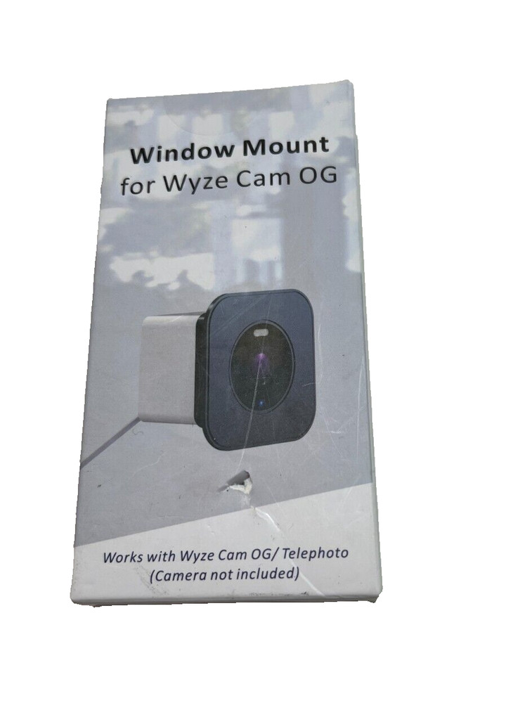 Window Mount Compatible with Wyze Cam OG Strong Adhesive Mounting Bracket