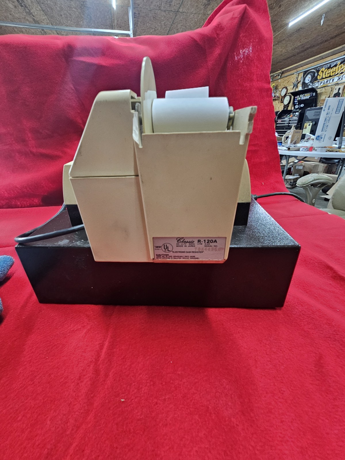 VINTAGE Unitrex R-120A Classic Electronic Cash Register. Tested, No Issues.