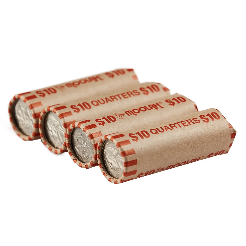 Coin Wrappers, Preformed, Paper, Assorted Denominations