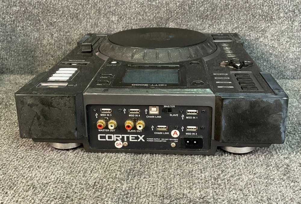 Vintage Cortex HDTT-5000 DJ Turntable DSP Effects Streaming Controller -Black