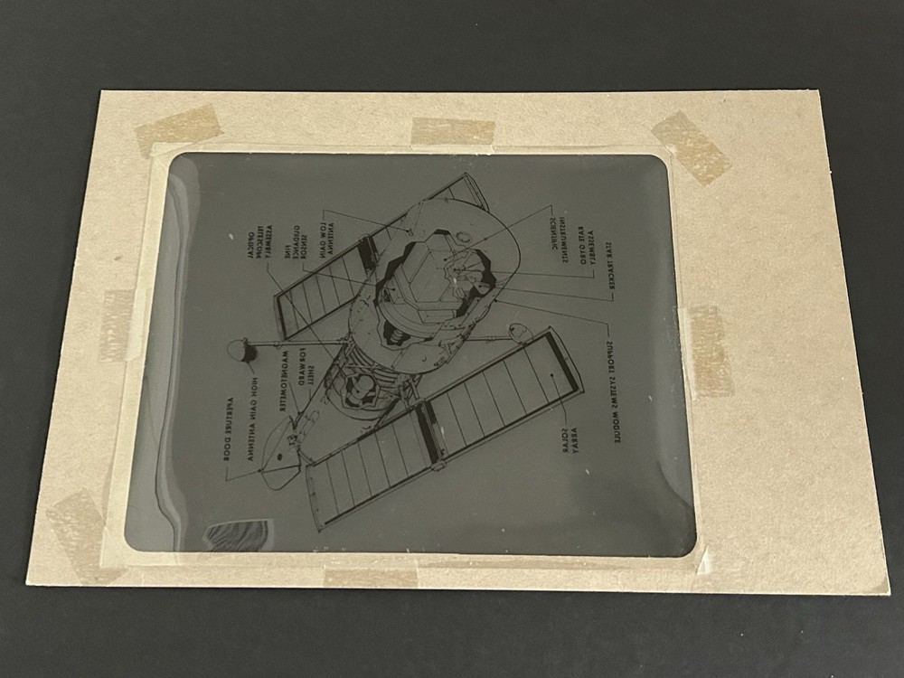 1978 NASA KSC Shuttle Space Telescope Satellite Presentation Transparency-160