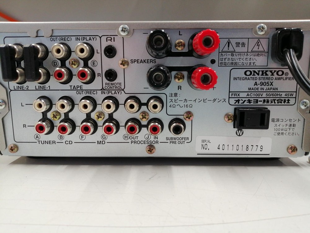 ONKYO A-905X integrated amplifier #BE11953