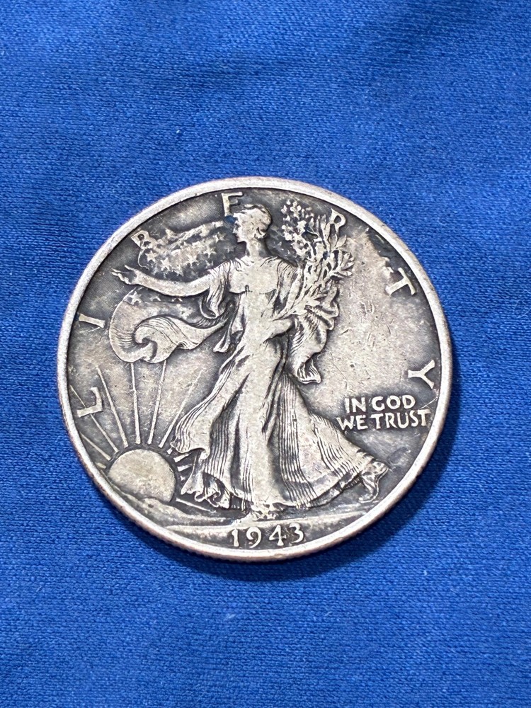1943 - W , Walking Liberty Half Dollar - West Point