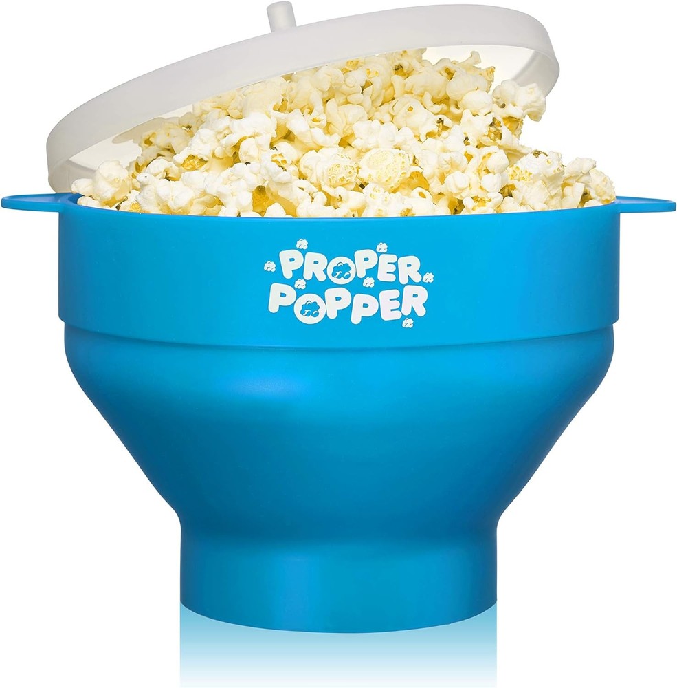 Proper Popper Silicone Microwave Popcorn Maker Turquoise