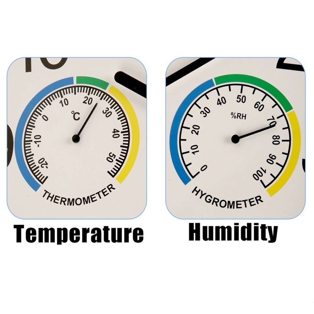 Advanced Wall Clock with Temperature and Humidity Readings for Every Room