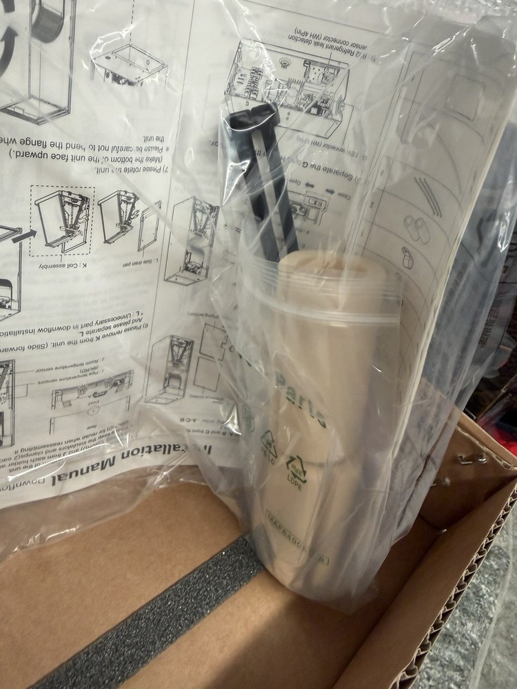 LG air handler down flow kit R-32