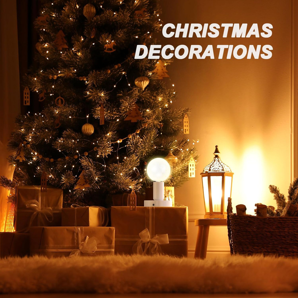 【Upgraded】 2 Polished Metal Desktop/Hanging Light Bulb Socket E26/E27 Lamp Base,