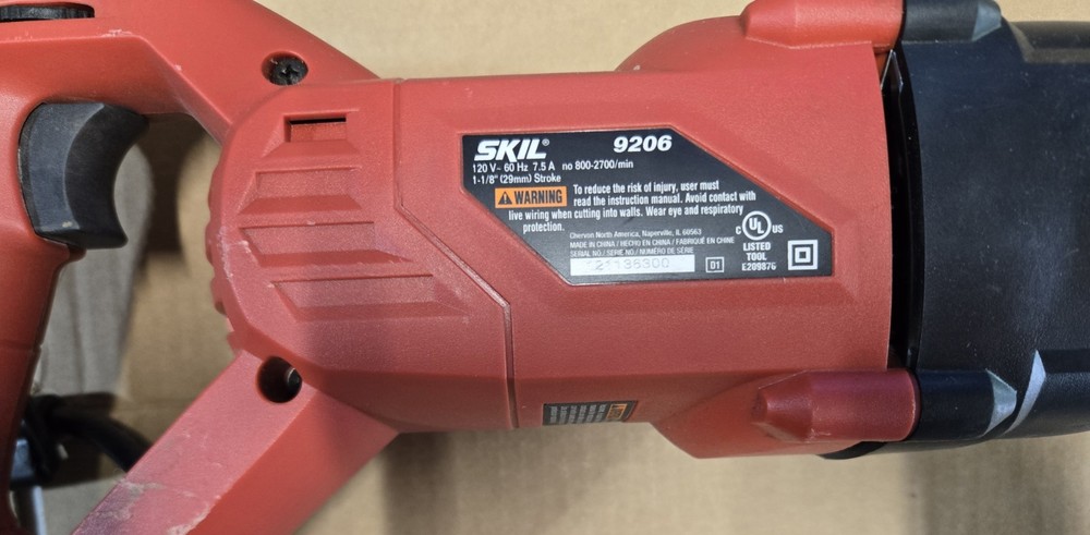 Skil 9206 7.5-Amp Variable Speed Corded Reciprocating Saw