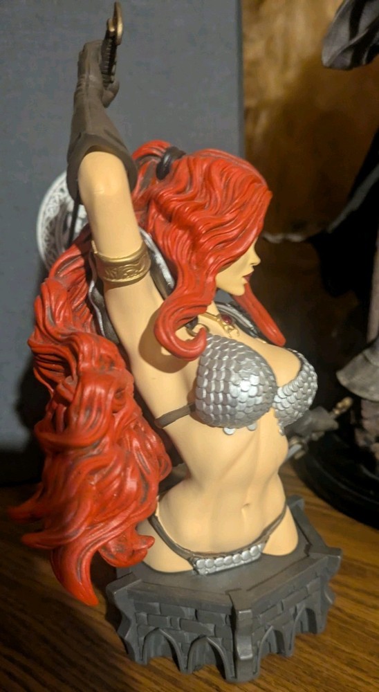 Dynamite Red Sonja Bust by Arthur Adams Standard Color Version