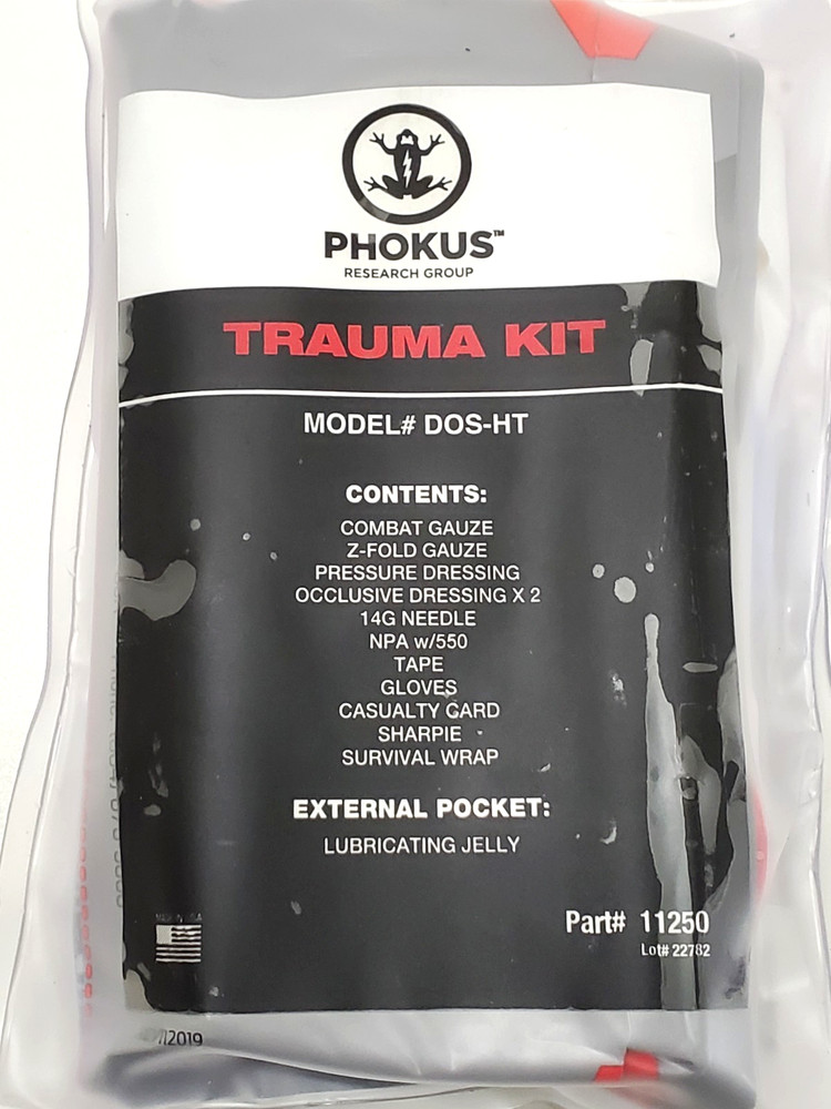 PHOKUS Reasearch Group High Threat Trauma Kit Model# DOS-HT Sealed SOF DEVGRU
