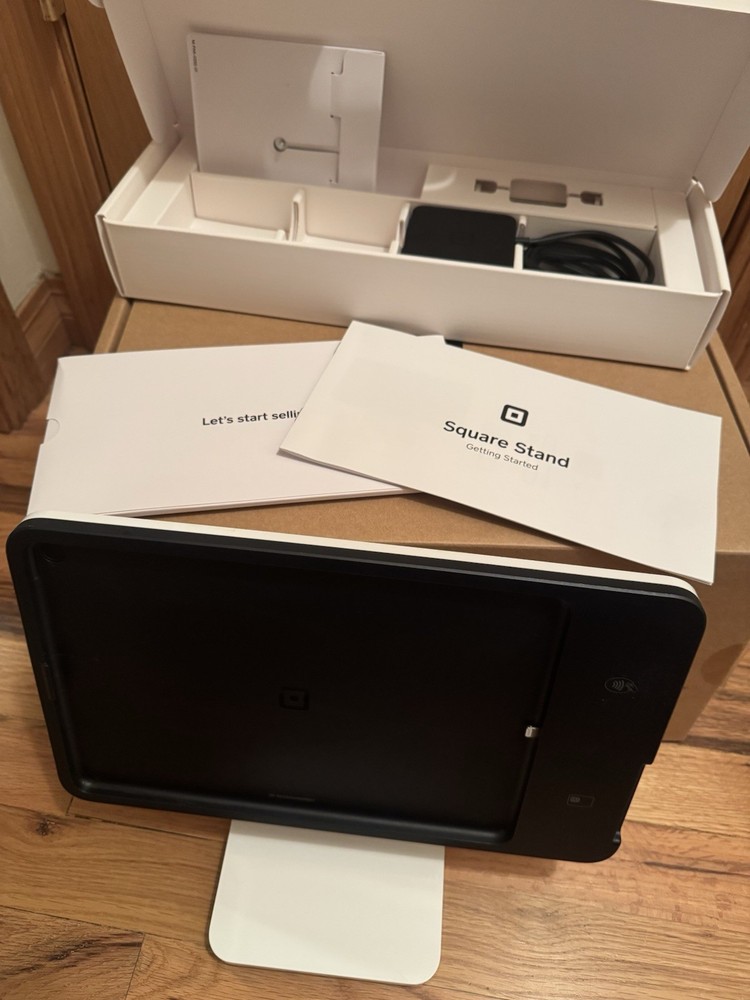 Square Retail Stand Black