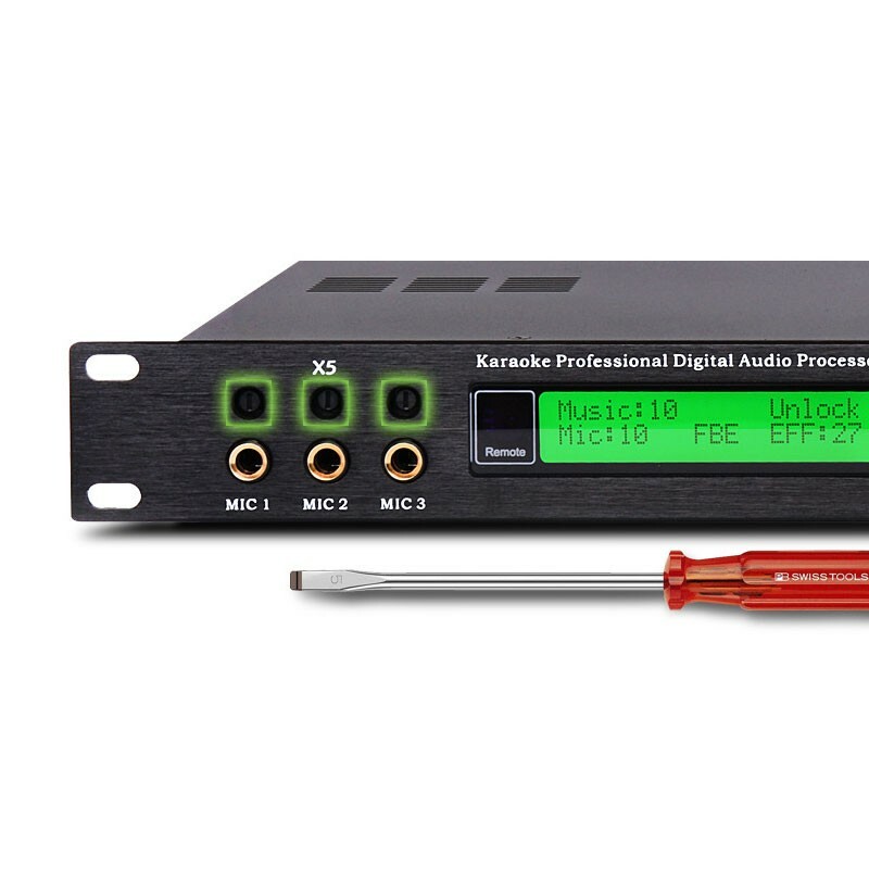 X5 Effect Processor Karaoke Effector KTV Home Digital Audio Processor Reverb XR