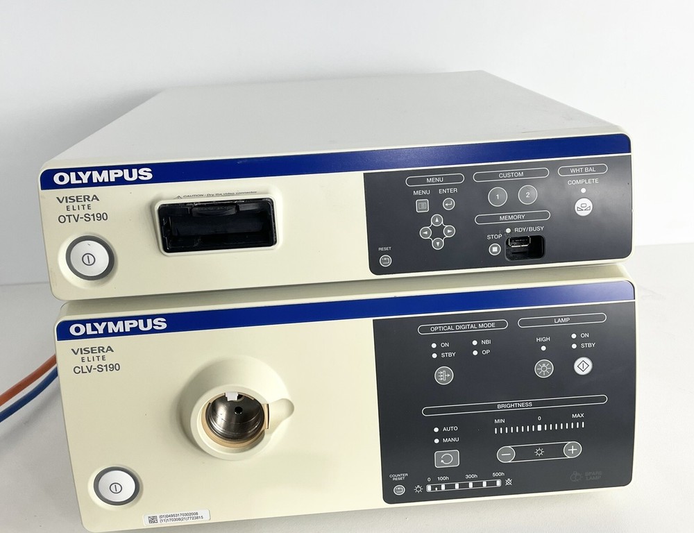 Olympus CLV-S190 and OTV-S190 Light source and Video Processor