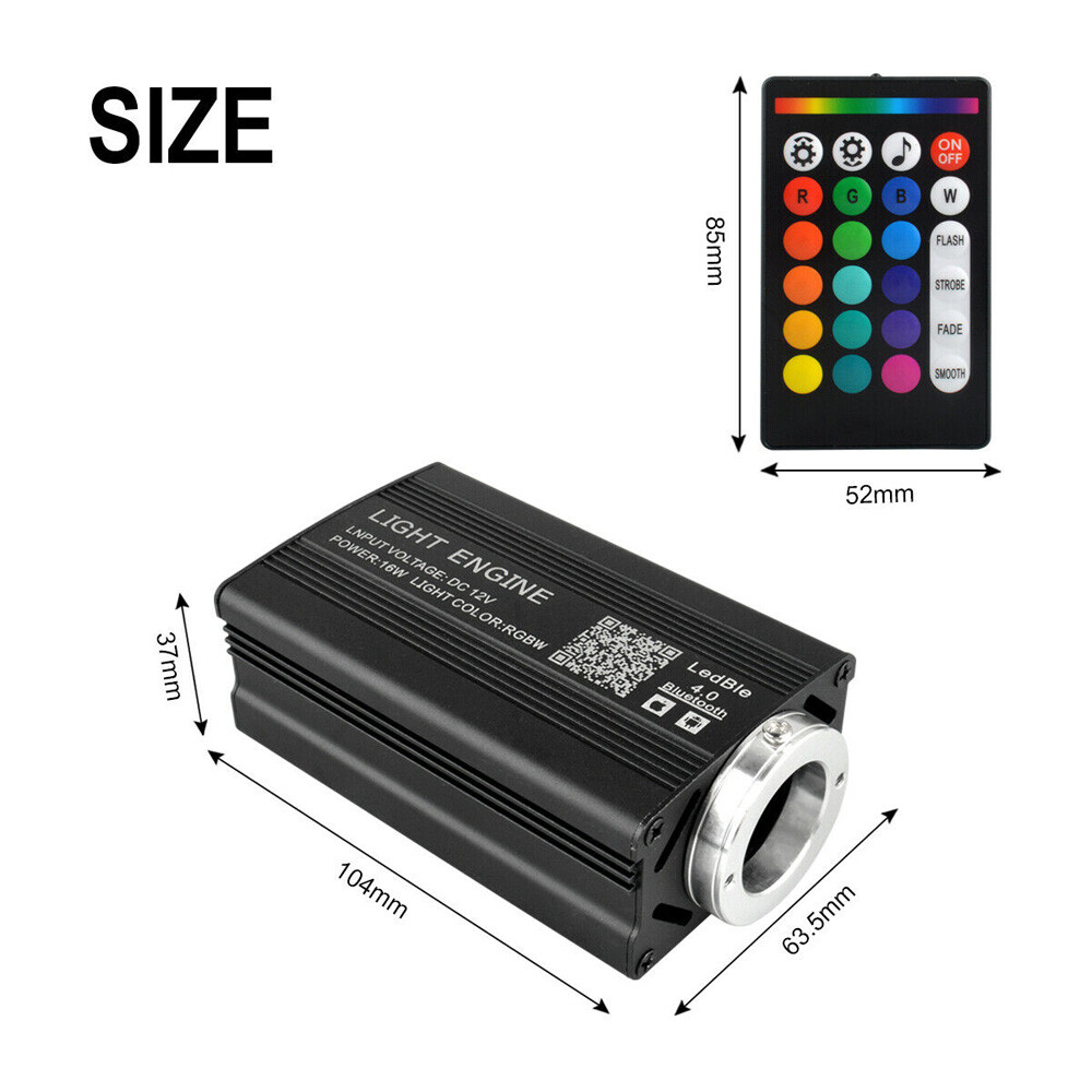 500pcs Home Car Headliner Star Light kit Roof Twinkle Ceiling Lights Fiber Optic